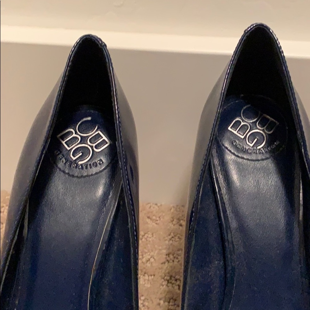 Bcbg Blue Pattern Heels - image 2